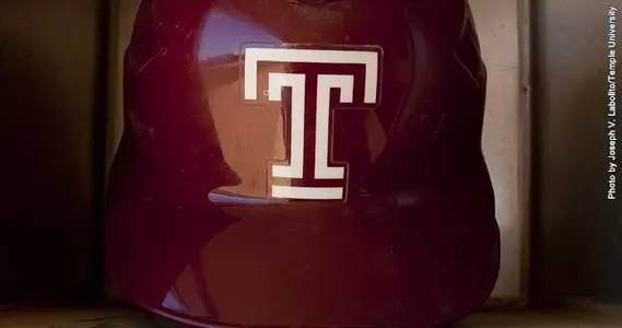 Temple Baseball Helmet