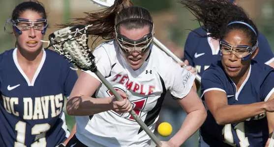 Lacrosse Stays Undefeated With 14-5 Victory at Lehigh Image