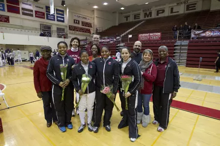 2012 Temple Fencing Senior Day