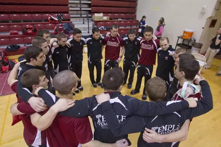 Men's Gym Team Huddle