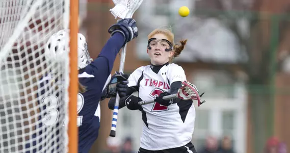 Late Run Lifts Lacrosse to 15-12 Victory Over Lafayette; Owls Improve to 4-0 Image