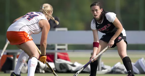 Field Hockey Edged by Region Rival Delaware, 4-3 Image