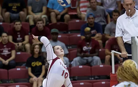 Volleyball Sweeps Villanova to Improve to 2-0 at the Big 5 Tournament Image