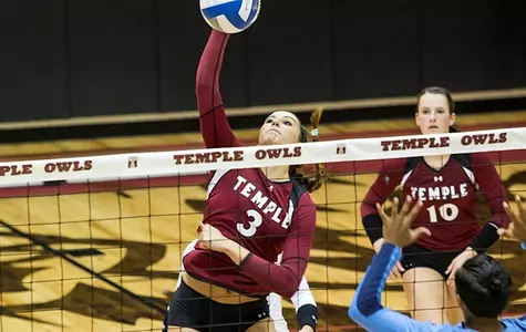 Volleyball Falls to UConn in American Athletic Conference Opener Image