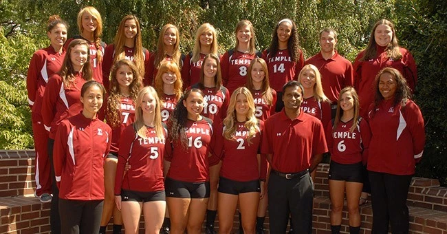 2013 Temple Volleyball Team