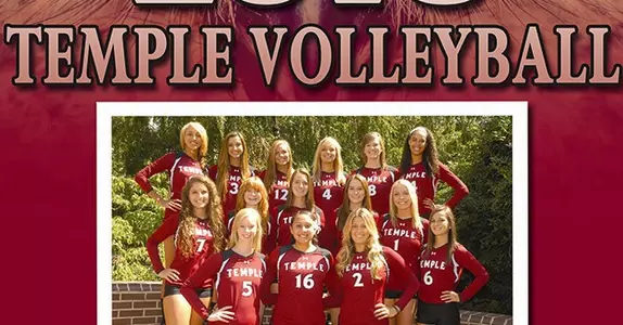 2013 Temple Volleyball Media Guide Now Available Online Image