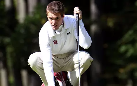 Teesdale's Memorable Finish Helps Golf to 4th Place after Day One of Hartford Hawk Invitational Image