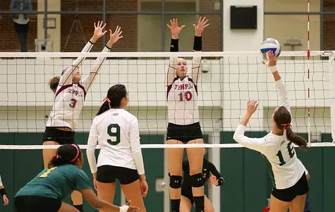 Volleyball Drops Four-Set Match at Houston Image