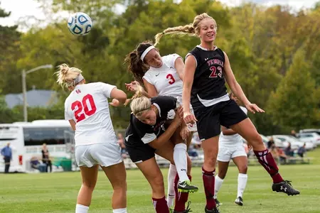 Women's Soccer Falls to Rutgers 2-0 in Regular Season Finale Image