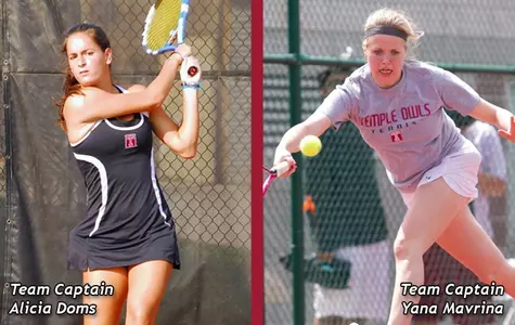 Women's Tennis Team Captains