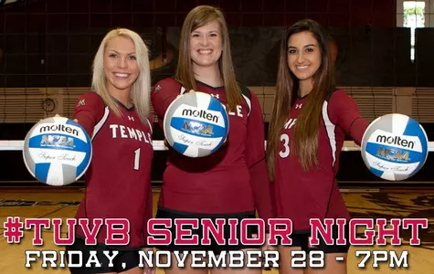 Seniors Tiffany Connatser, Alex Schmitt, Jennifer Iacobini