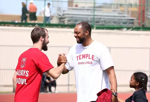 Coach Eric Mobley and Matt Kacyon