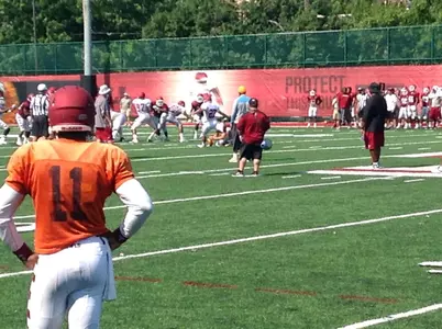 P.J. Walker scrimmage