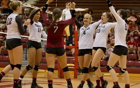 volleyball celebration