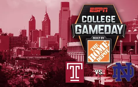 College Gameday Philly Skyline