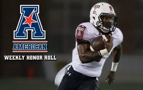 Jahad Thomas received his second conference Honor Roll Award