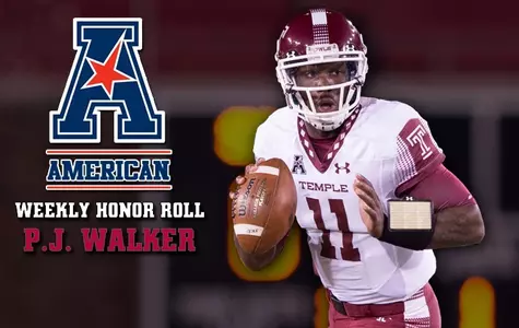 P.J. Walker made the American Athletic Conference Honor Roll