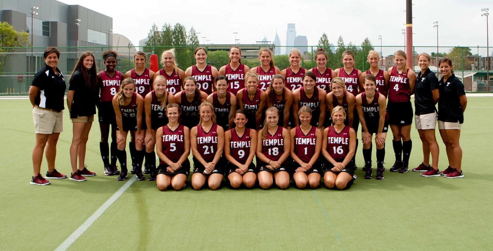 Temple field hockey team photo