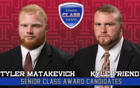 Matakevich and Friend have been selected for the Senior CLASS Award
