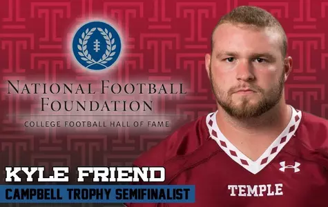 Kyle Friend made the Campbell Trophy Semifinalists List