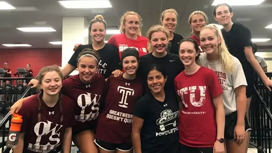 Temple Women's Rowing Novice Team