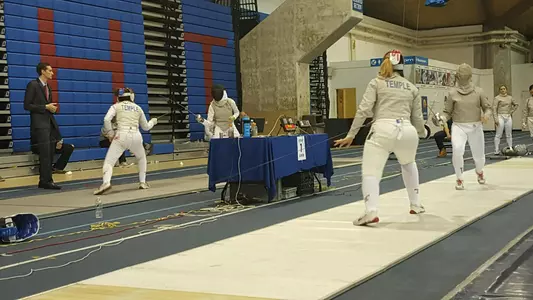 fencing action