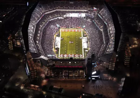 Aerial view of Lincoln Financial Field