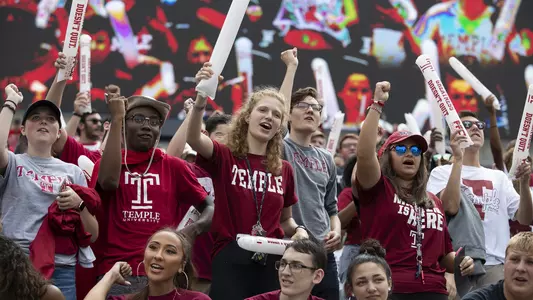 Temple Football Crowd