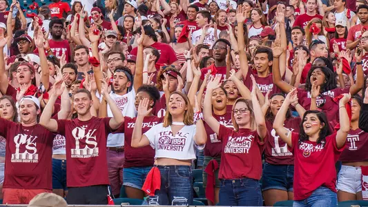 Temple Football Crowd