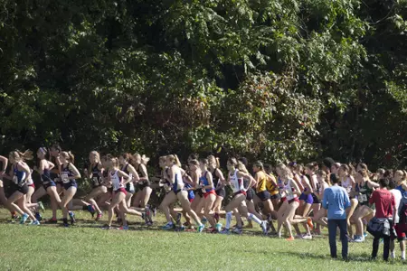 PHILADELPHIA, PA ? OCT 28: The American Athletic Conference Cross Country Championships at Belmont Plateau in Philadelphia, PA on October 28, 2017 (Photo by Mitchell Leff/American Athletic Conference)