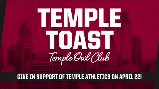 Temple Toast is April 22, 2021