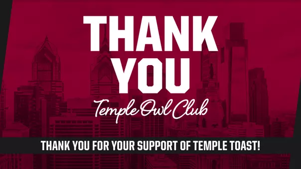 Temple Toast Thank You