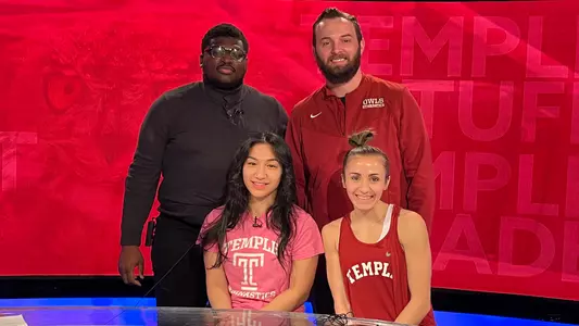 Temple Owls Athletic Show - Julianna Roland, Ariana Castrence, Josh Nilson