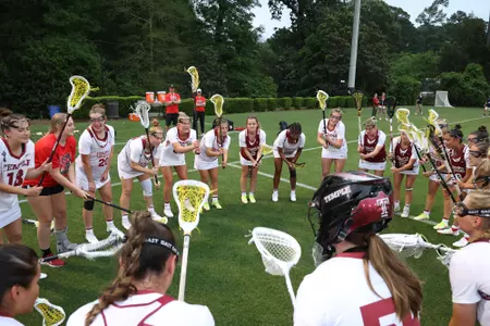Lax Team Huddle
