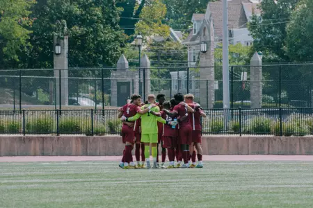 Men's Soccer Huddle