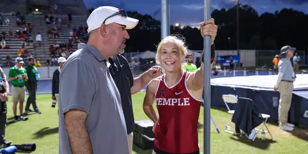 Allie Riches and Coach Kelly