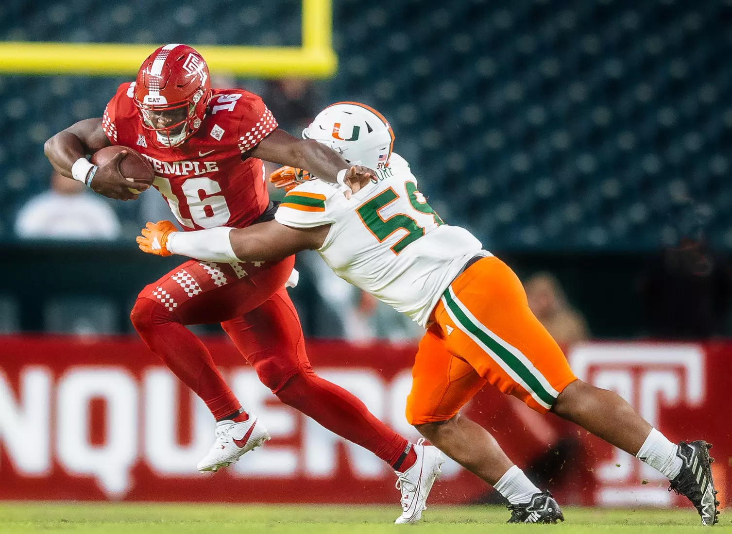 Football vs. #20 Miami