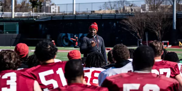 Stan Drayton Spring Practice Opening Day