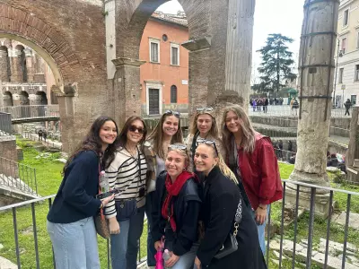 Temple Owls Visit Rome Image
