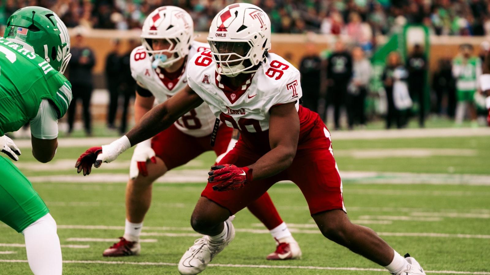 Temple Ends 2025 Season with Loss at North Texas