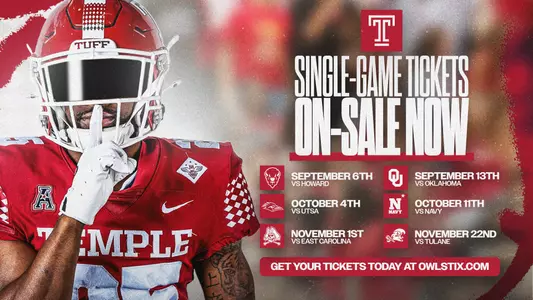 2025 Single Game Football Tickets
