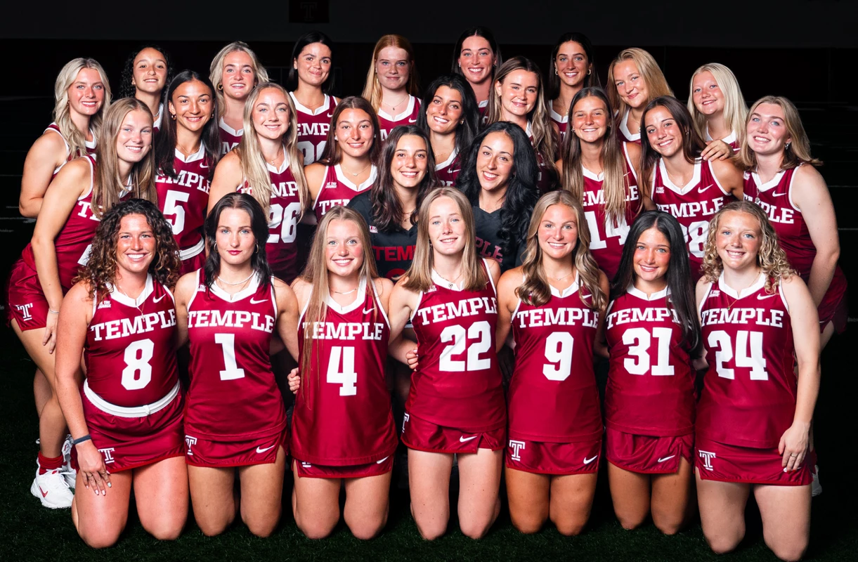 2025 Temple Field Hockey team photo