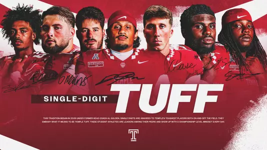 Temple Football Single Digits 2026