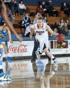Kelsey Patrick turned in her first career double-double with 18 points and 11 rebounds