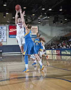 Kelsey Patrick scored 12 points with eight rebounds at LMU