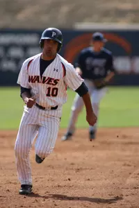 Austin Davidson doubled for the Waves vs. Seton Hall