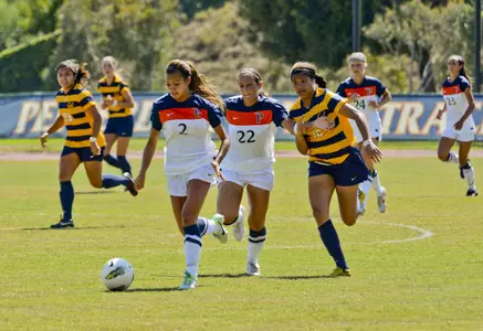 Ally Holtz scored twice against the Bulldogs