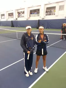 Khunpak Issara & Lorraine Guillermo at National Indoor Championship in 2012.