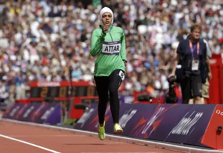 Sarah Attar (AP photo)
