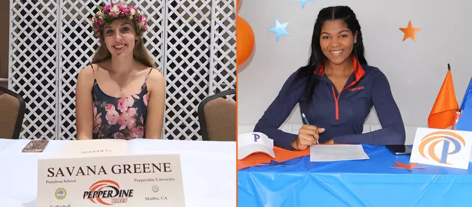 Savana Green (left), Rosie Ballo (right)